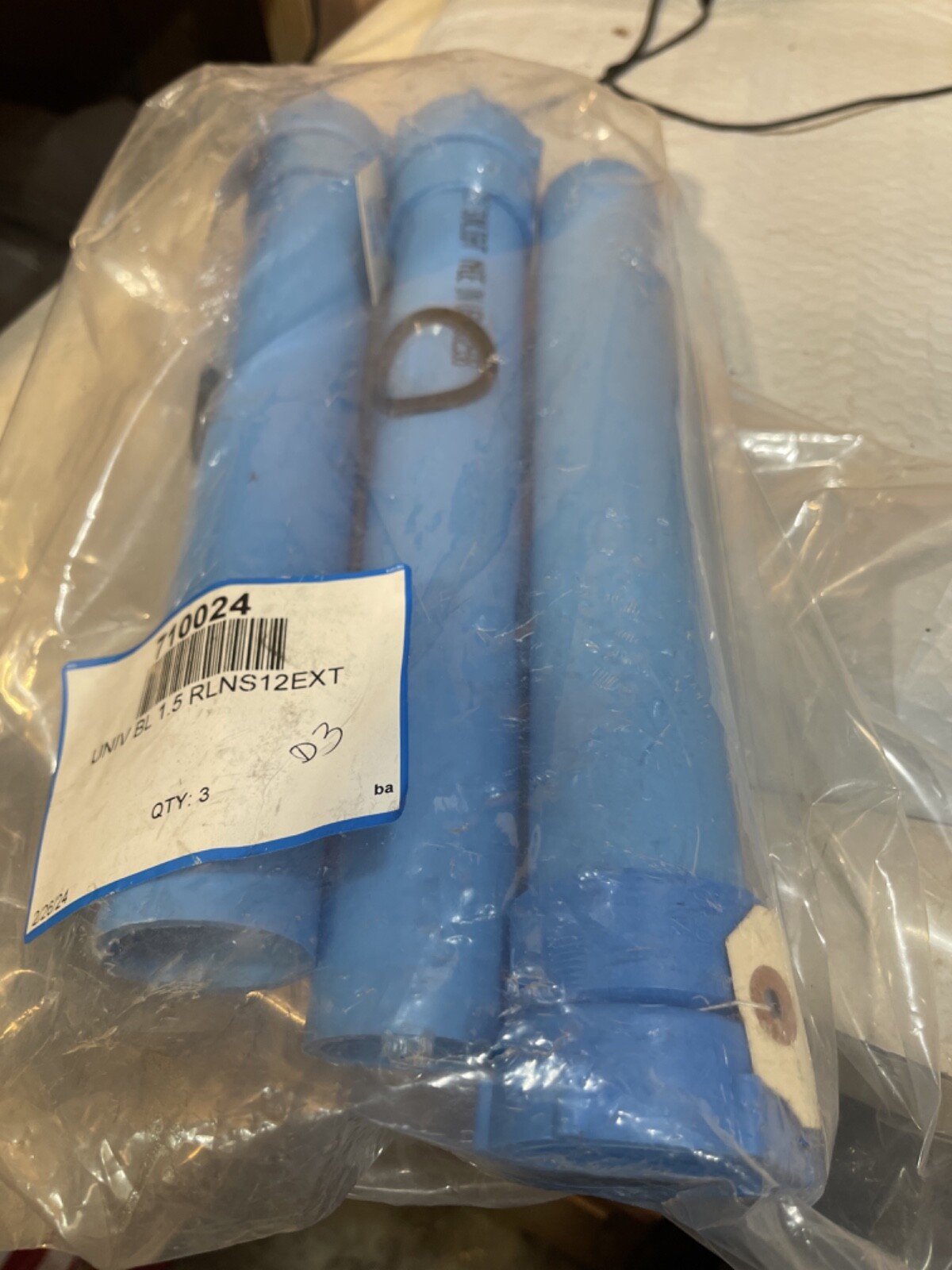 3 NEW ORION 710024 BLUELINE 1-1/2X12 MJ RLNX FRPP (D3)