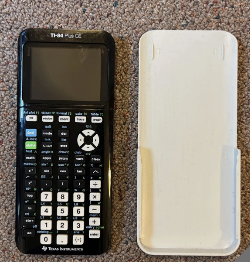 Texas Instruments TI-84 Plus CE Graphing Calculator – Black, Good Condition Math