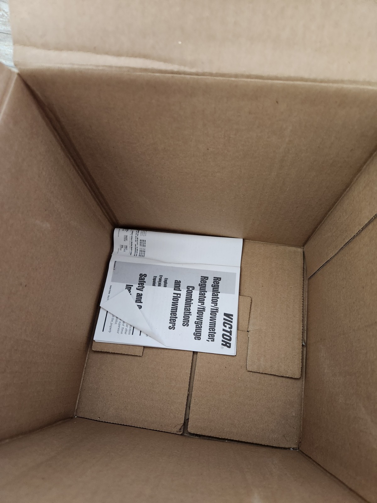 Victor Technologies 0781-1153 DFM-150-580 Med Duty Flow Meter Argon/CO2/Helium
