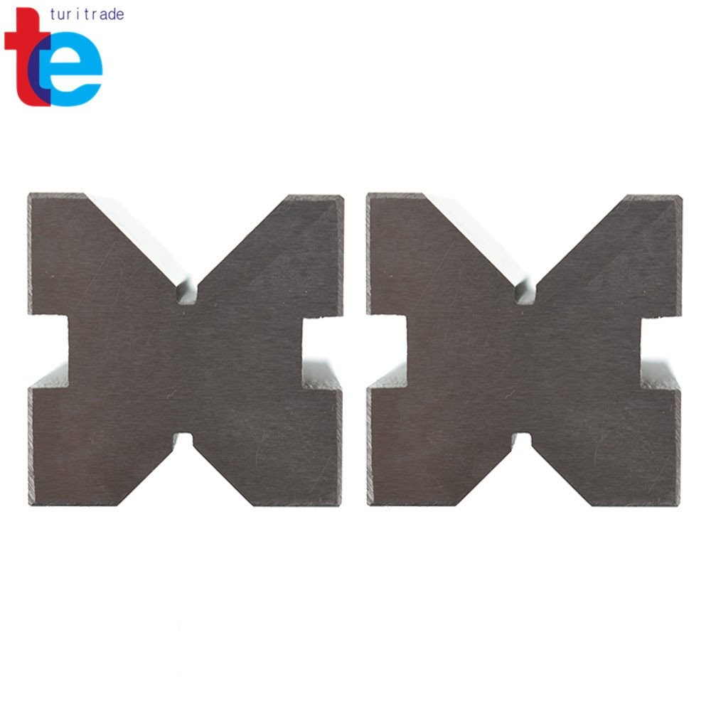 1-5/8″ x 1-1/4″ x 1-1/4″ Precision V Blocks and Clamp Set Steel Gauge Machinist
