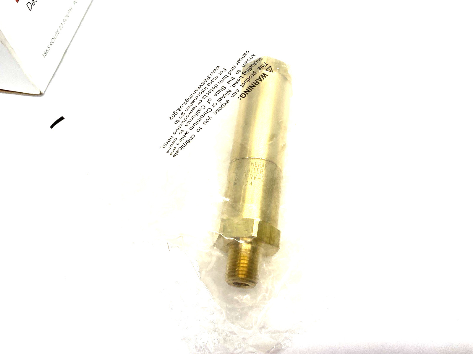 Generant HPRV-250B-T1275 Inline Relief Valve, 1/4″ Male to 1/4″ Female, 1275psi