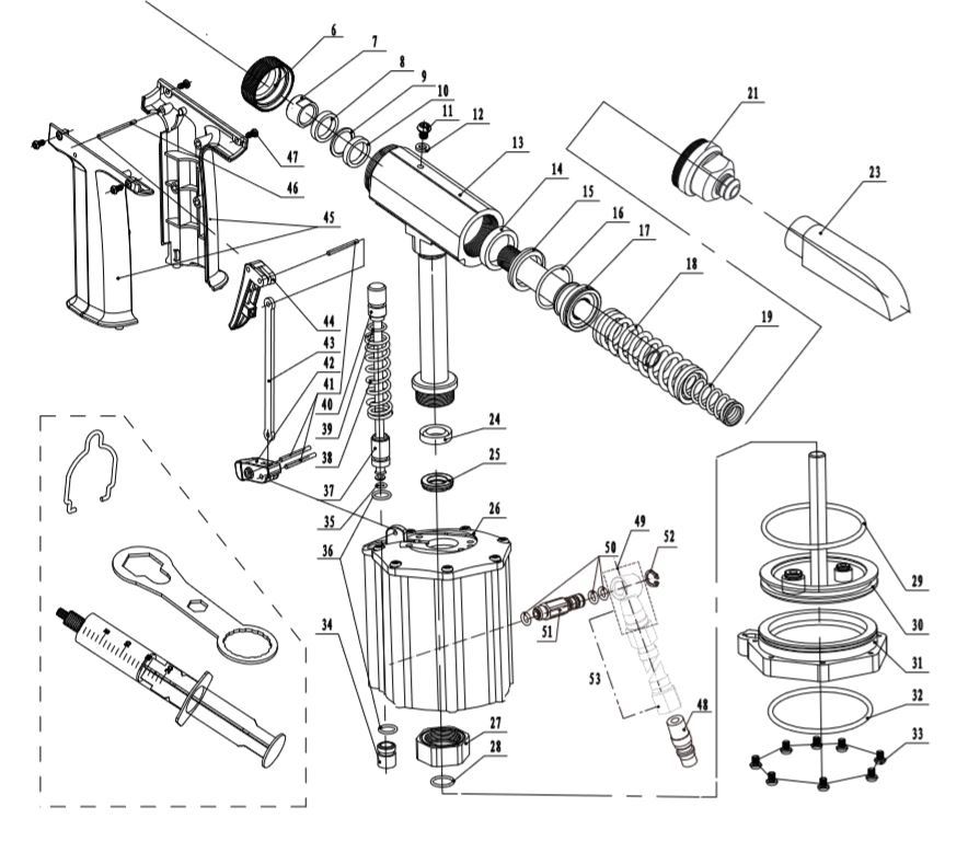 RAT640 Basic Truck Cab Kit (accepts Huck® Gun noses)