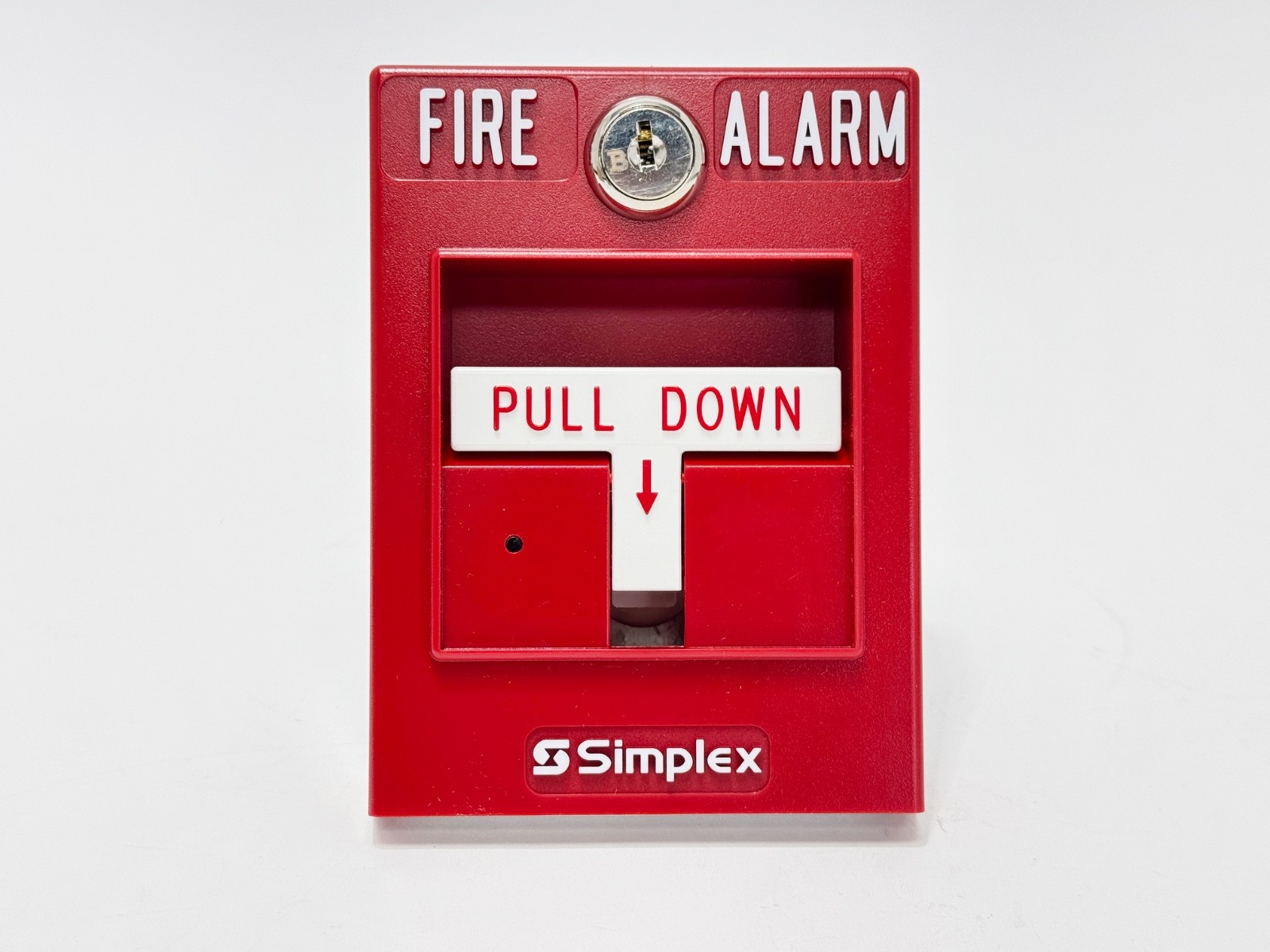 NEW SIMPLEX 06501205 RED Fire Alarm Manual Pull Station-LED SA ADDR 4099-9004