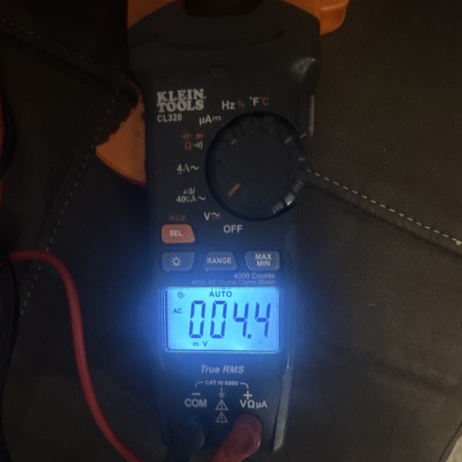 Klein Tools CL320 True RMS 400A Clamp Meter CAT III 600V NCV Backlight
