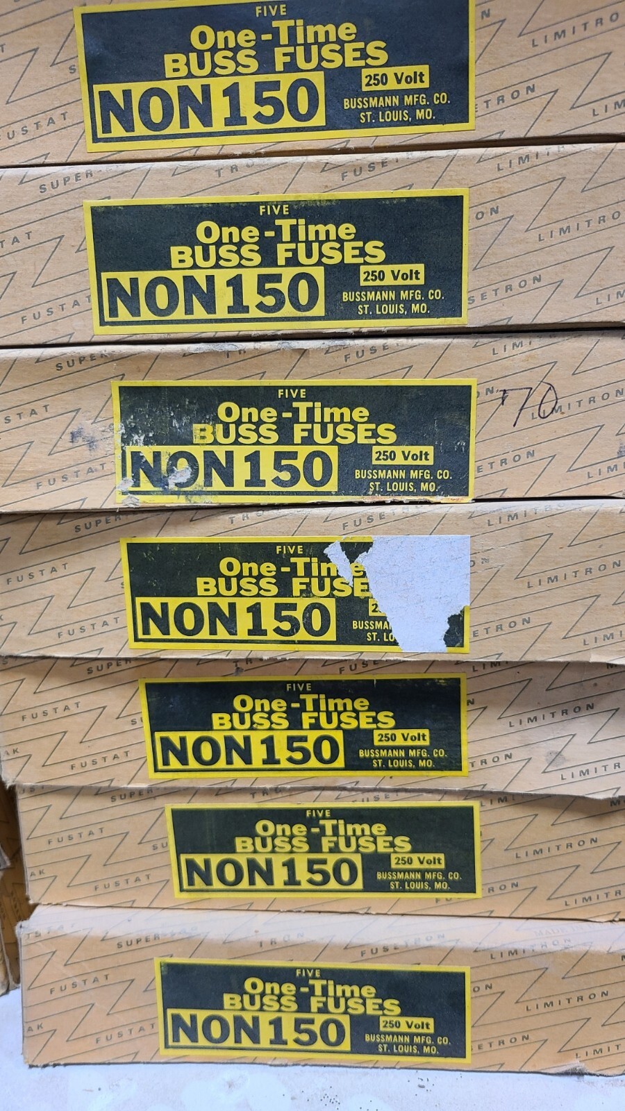 Cooper Bussmann Buss Fuse NON-150 150A 250V New NON150 Lot of 1