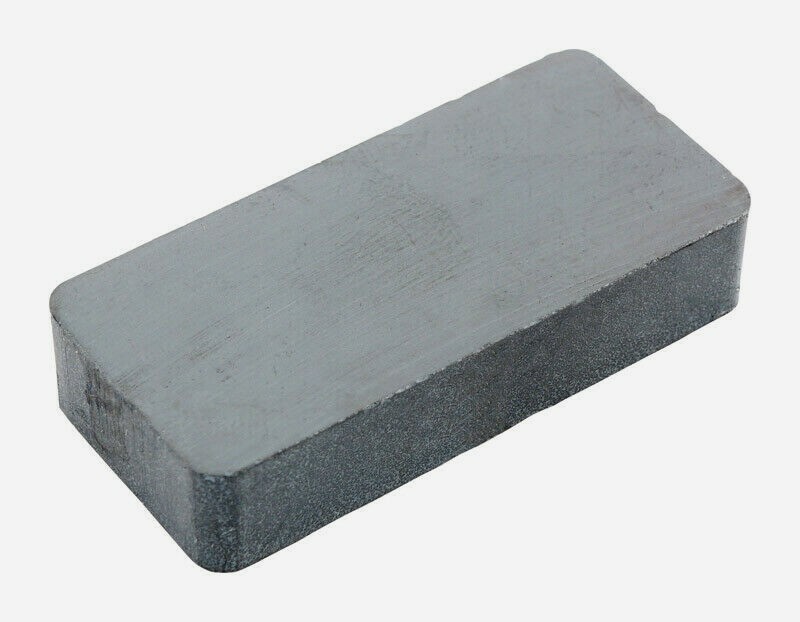 Master Magnetics 1.875 in. Ceramic BLOCK MAGNETS 3 lb. Pull 2pk Crafts 07044 NEW