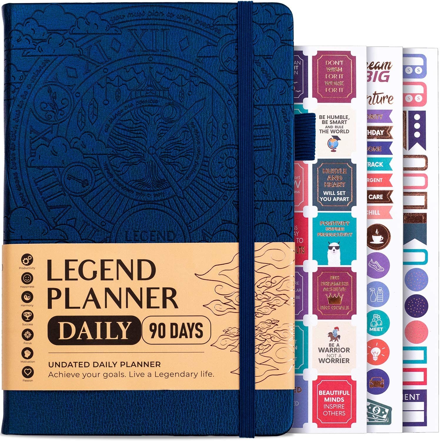 Daily for 3 Months – Undated Monthly Weekly & Daily Planner to Hit Goals. Org…