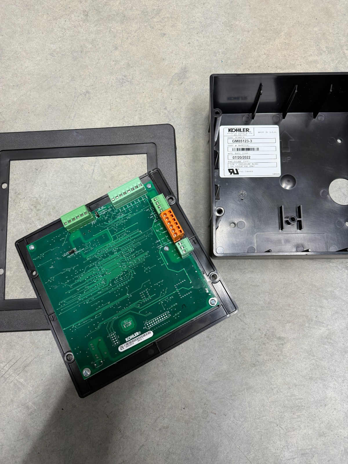 TT-1625 Kohler Remote Serial Annunciator (RSA III) Panel GM85123-3