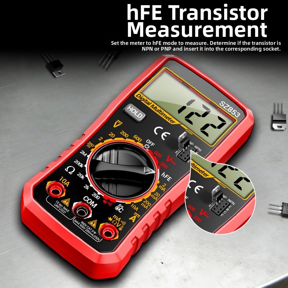 SZ853 1999 Count Multimeter with Data Hold Function for Stable Reading Capture