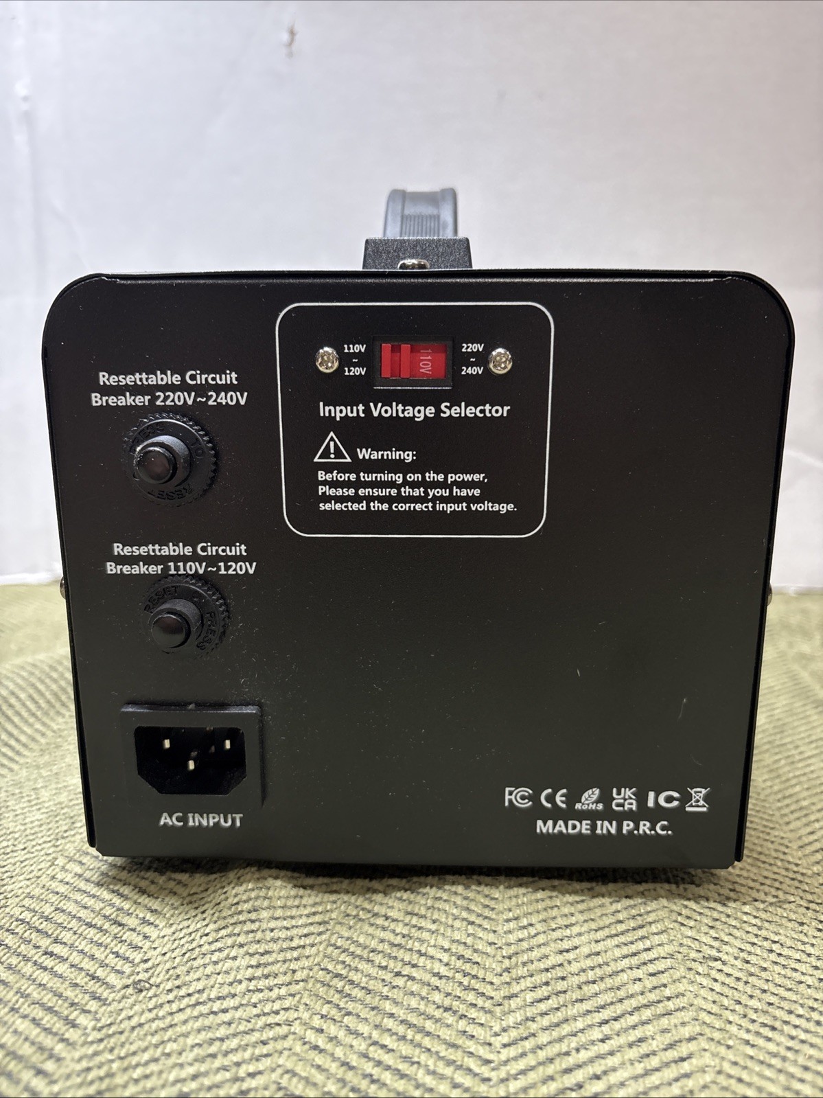 Lvyuan Step Up & Step Down Voltage Transformer LYUS-3000. NOB