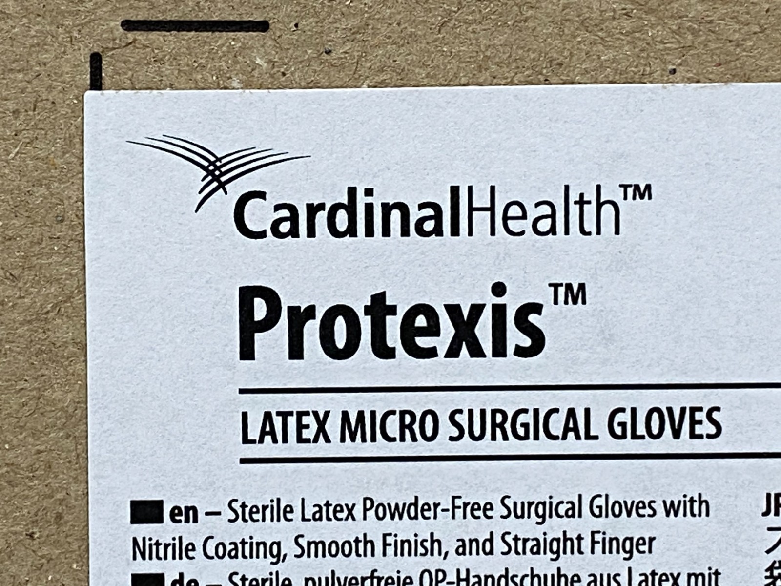 CARDINAL HEALTH Case of 200 Protexis Gloves 2D72NT65X Exp.2026-03 (*AA52*)