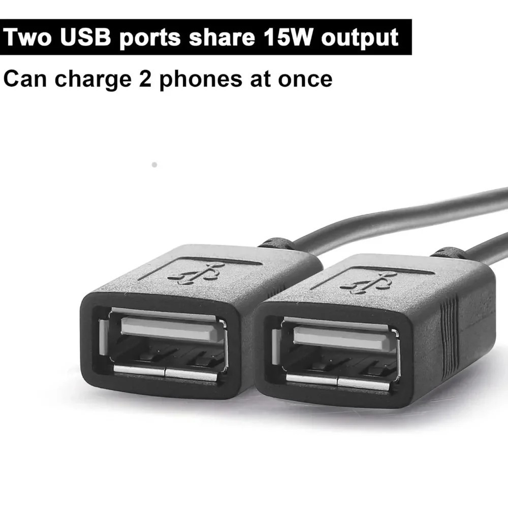 DC-DC 12V To 5V Converter Step Down Module USB Output Power Adapter
