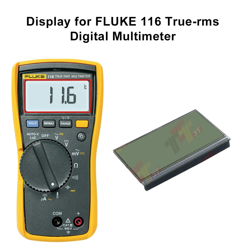 Display for FLUKE 113 114 115 116 117 True-rms Digital Multimeter