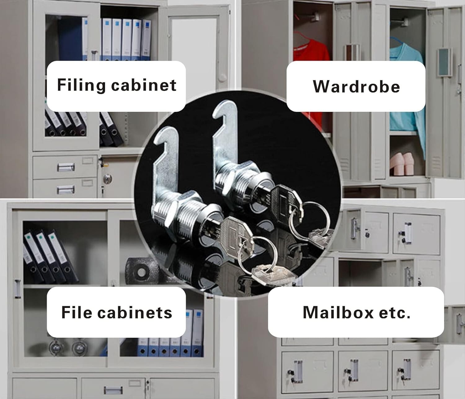 Universal Craftsman Tool Box Lock Chest Key Storage Truck Safe Cylinder Cabinet