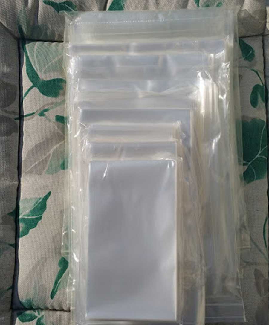 Clear Poly Bags 1.5 Mil Flat Open Top Plastic Packaging Packing LDPE