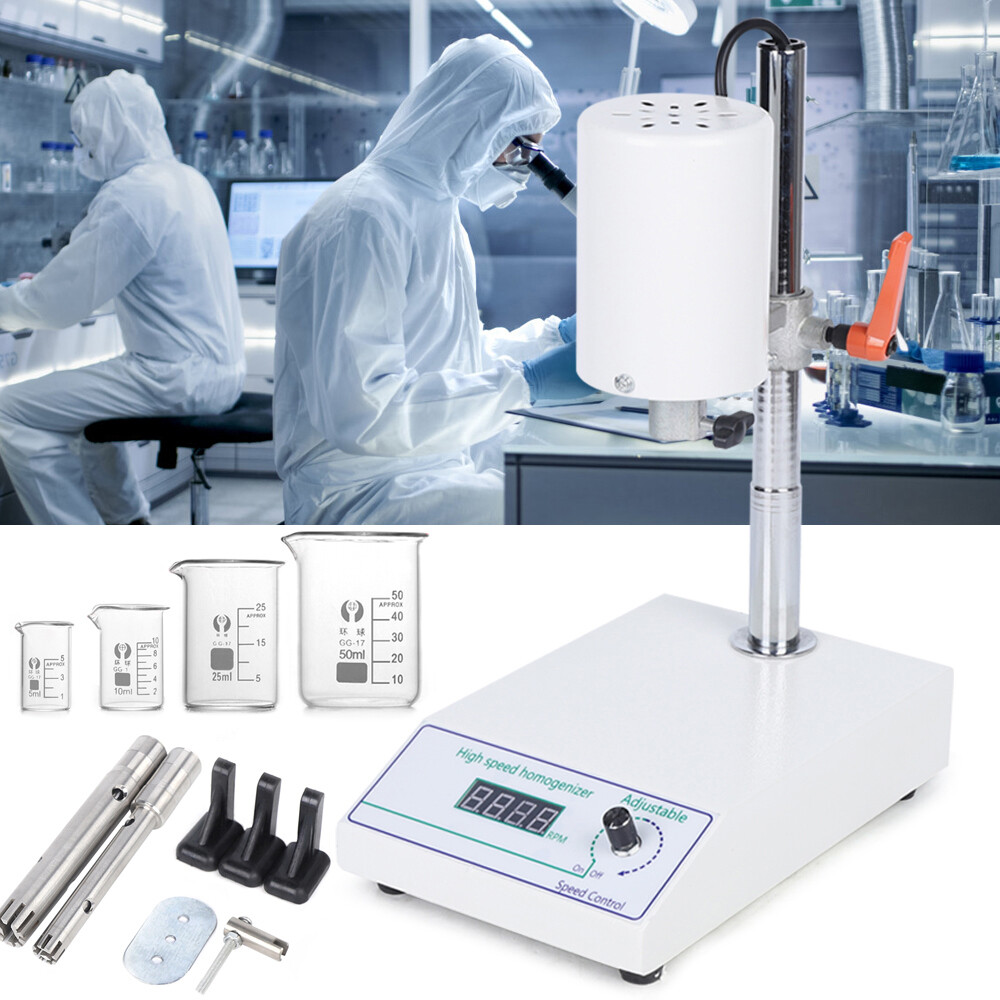 FSH-2A Adjustable High Speed Homogenizer Lab Disperser Mixer 22000rpm 110V
