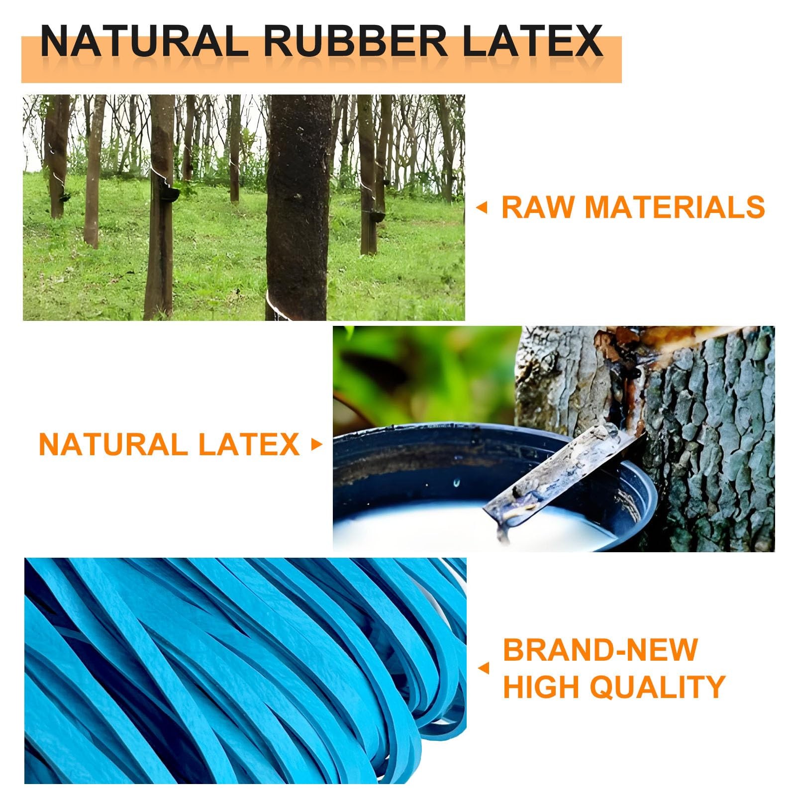 Large Heavy Duty Rubber Bands, 120 Pcs, 5.5 Inch Upgrade Strong Elastic Rubbe…