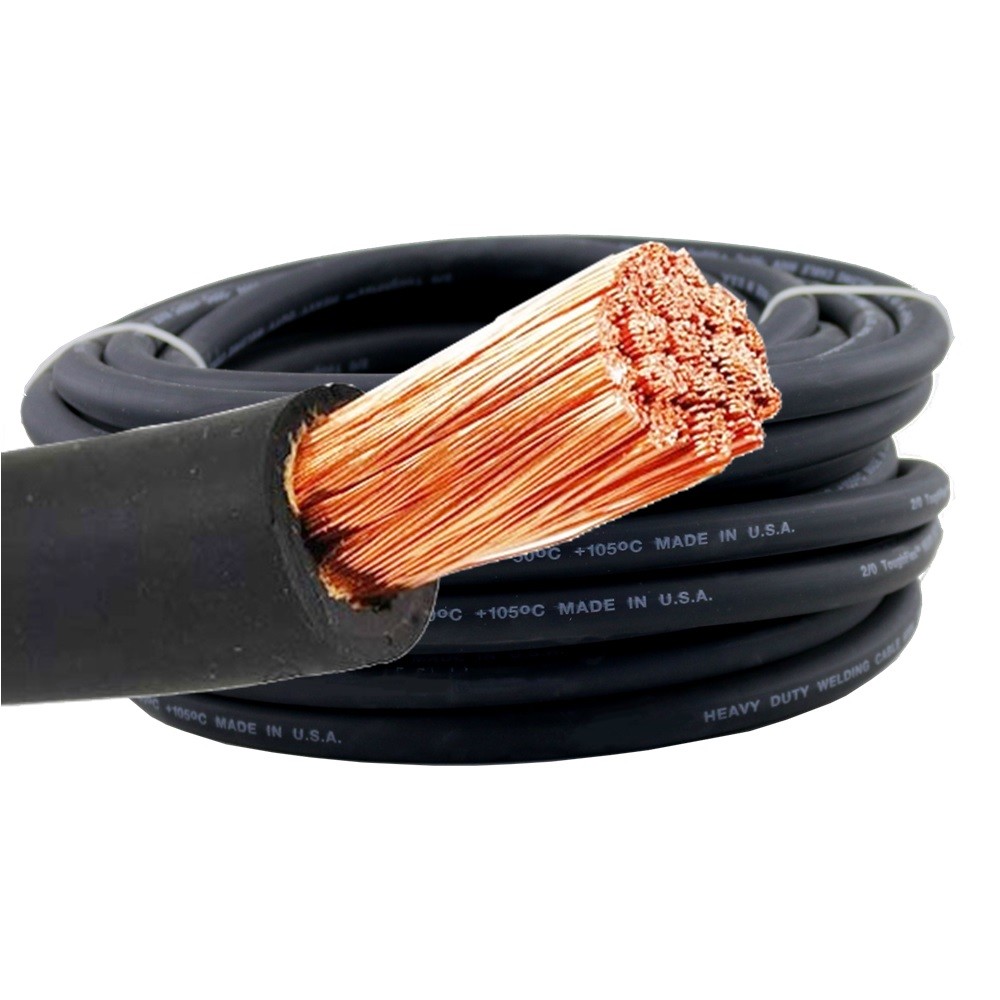 WeldingCity® 25-ft 2-AWG Welding Cable w/ 300A Stick Holder and Lug | US Seller