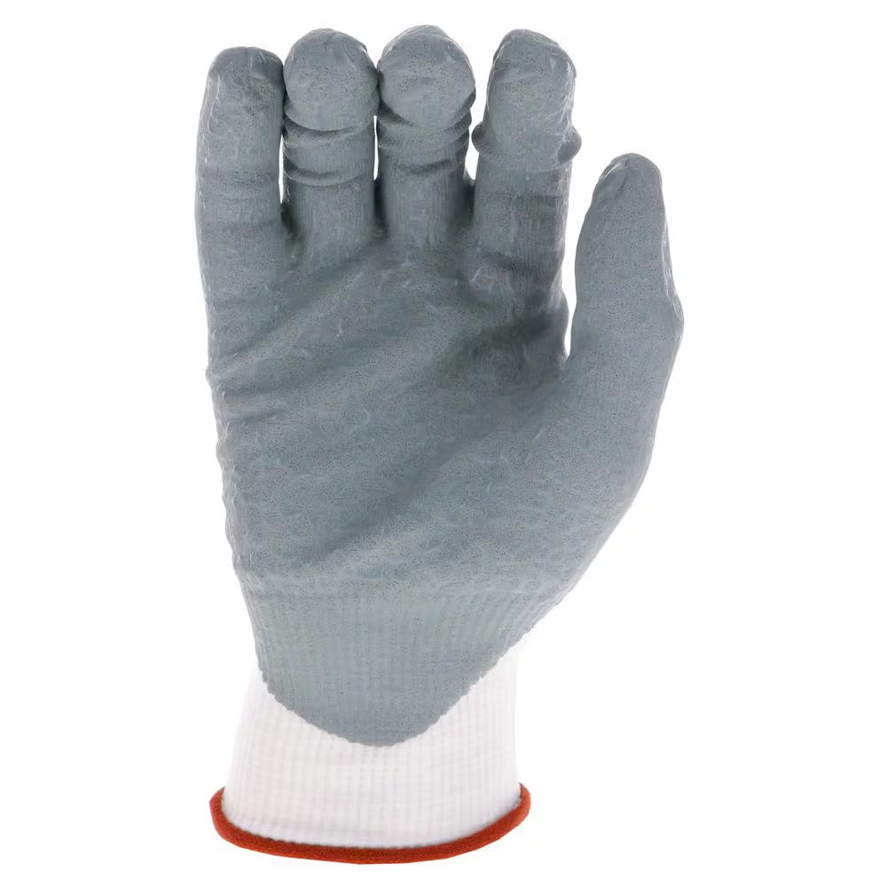 Maxi Foam Premium Unisex X-Large White Nitrile-Coated Grip Abrasion Resistant Ou