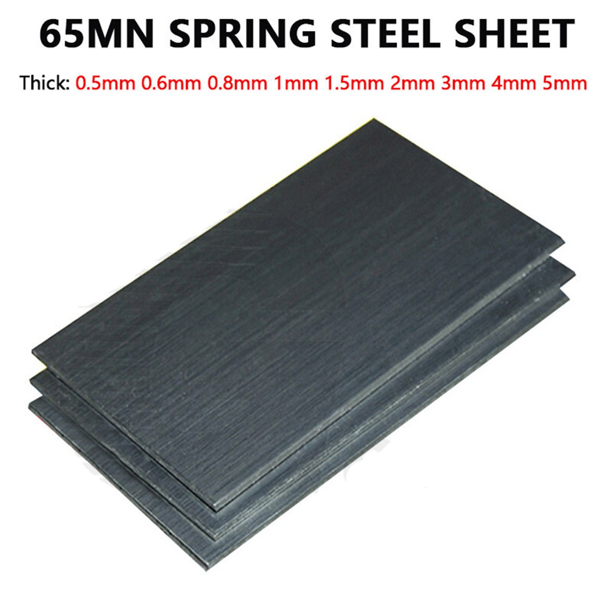 65Mn Manganese Spring Steel Sheet Plate Panel Thick 0.5mm 0.6mm 0.8mm 1mm-5mm