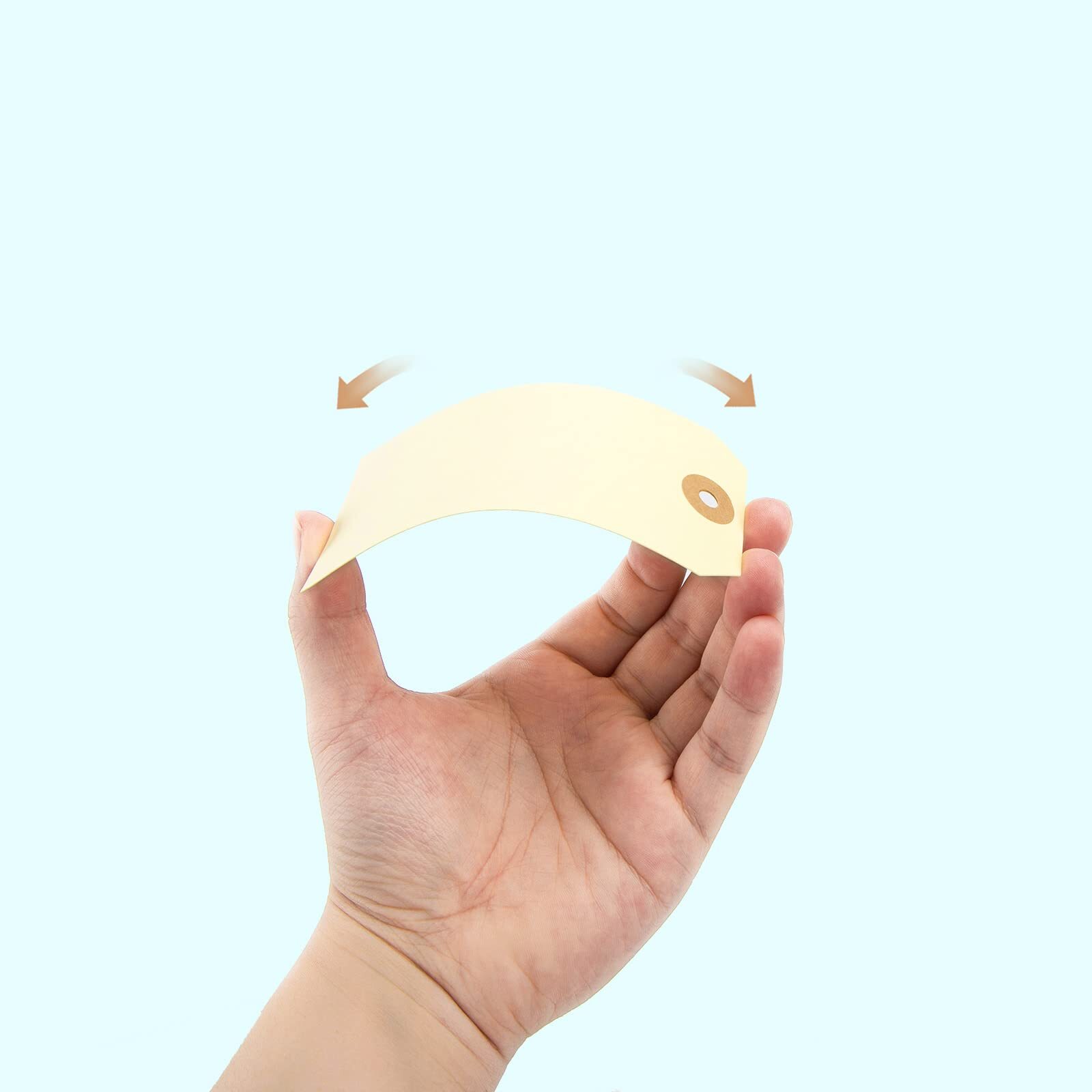 100 Pcs Yellow Plastic Shipping Tags with Wires Heavy Duty Hang Tags for Gift