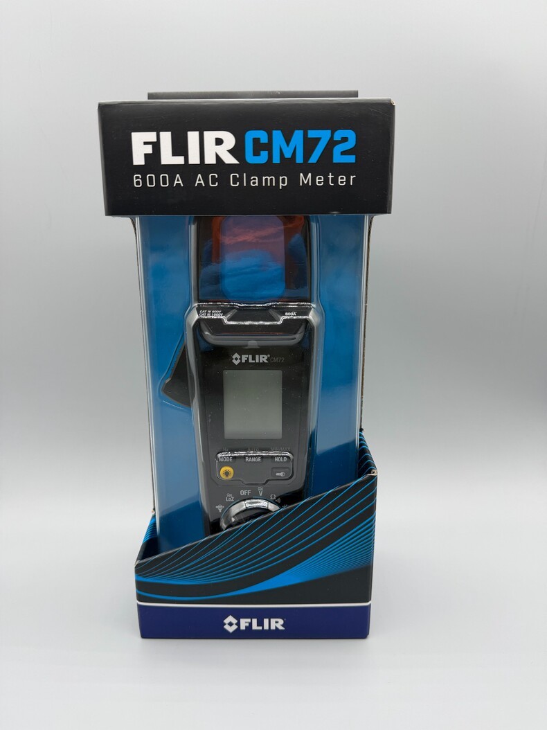1PC FLIR CM72 True RMS Clamp Meter 600A AC CAT III 1000V #W