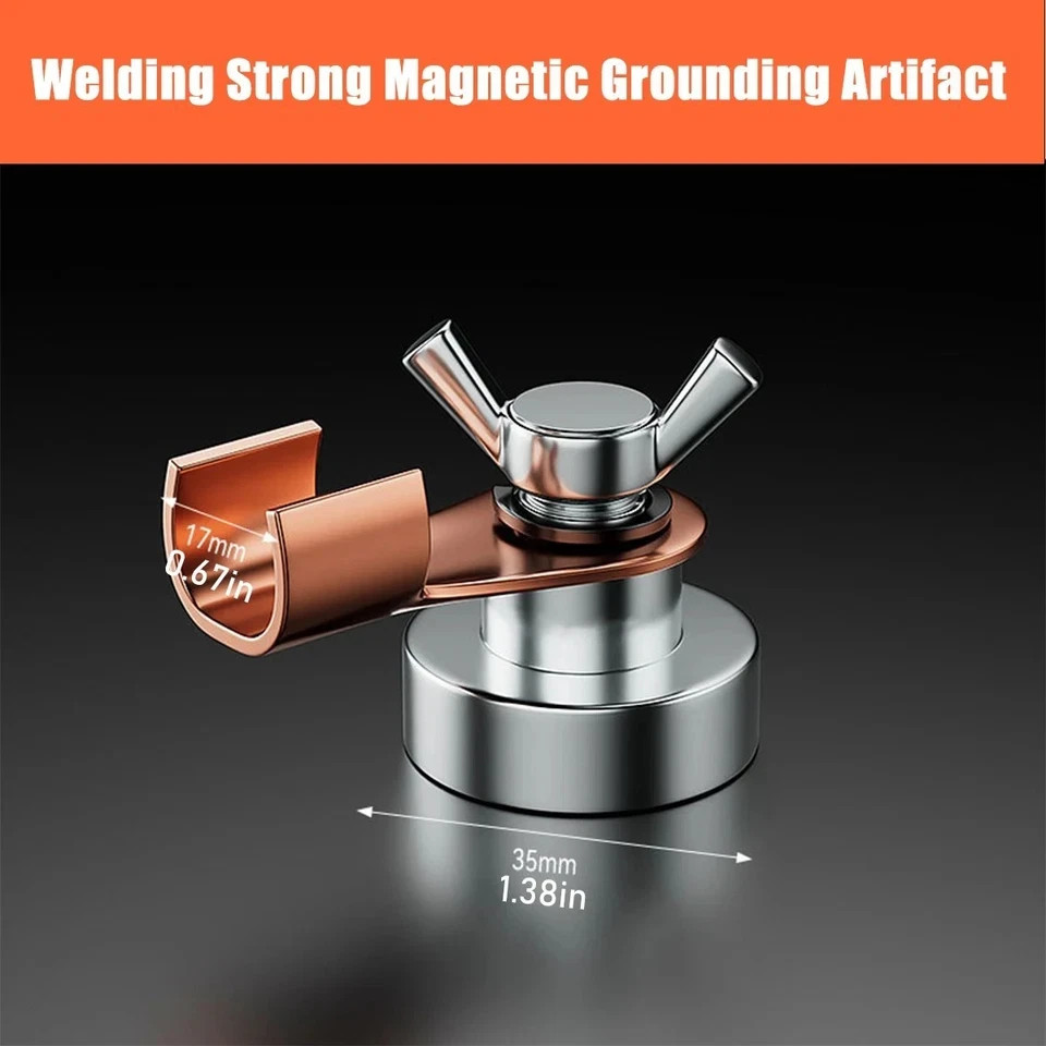 Strong HeavyDuty Magnetic Welding Ground Clamp Tool Welder Magnet Holder 1PC