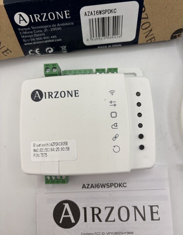 DAIKIN AIRZONE AZAI6WSPDKC PLUS WIRELESS MINI SPLIT SYSTEM HVAC INTERFACE