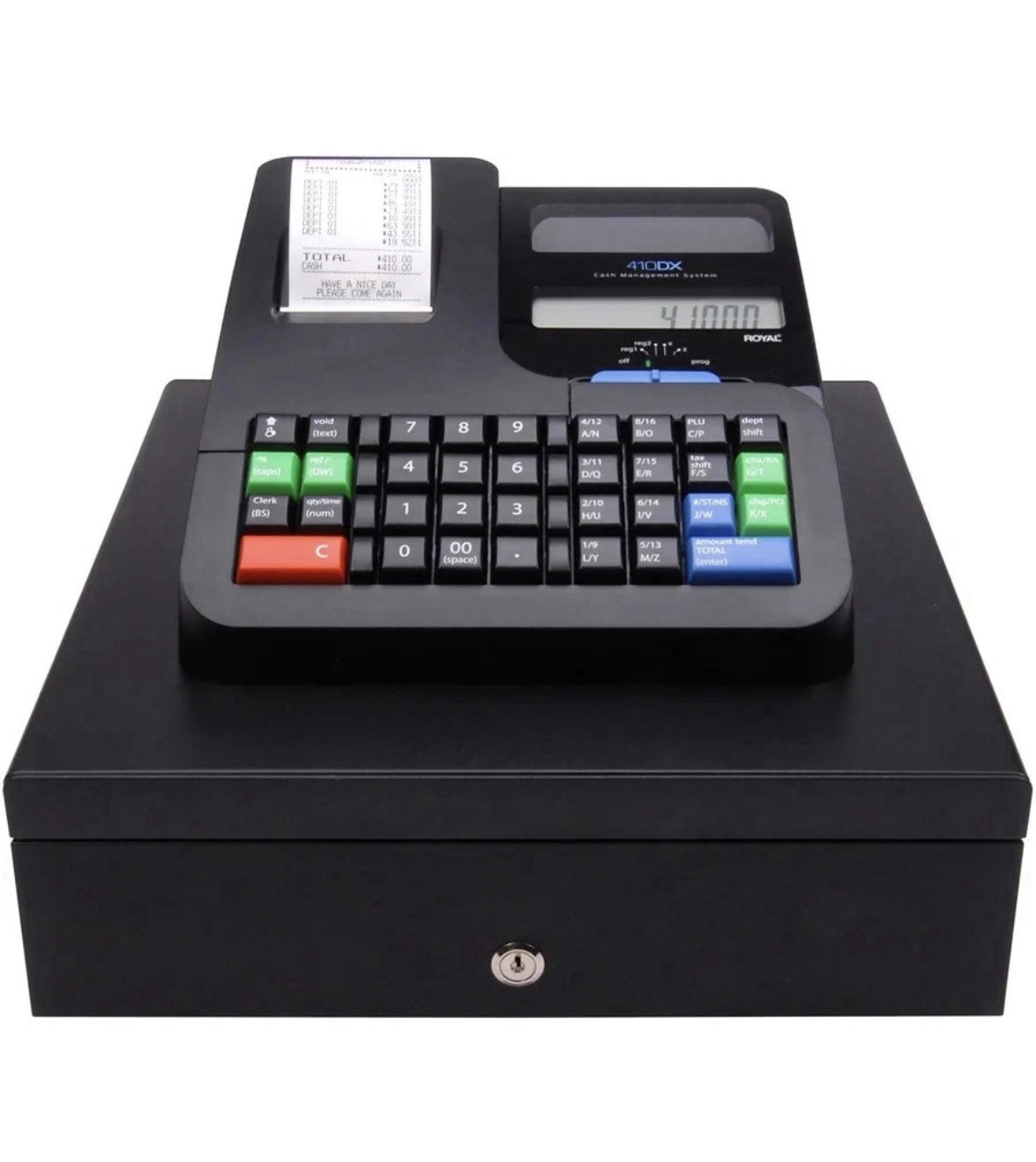 Royal 410DX Cash Register System/ Black