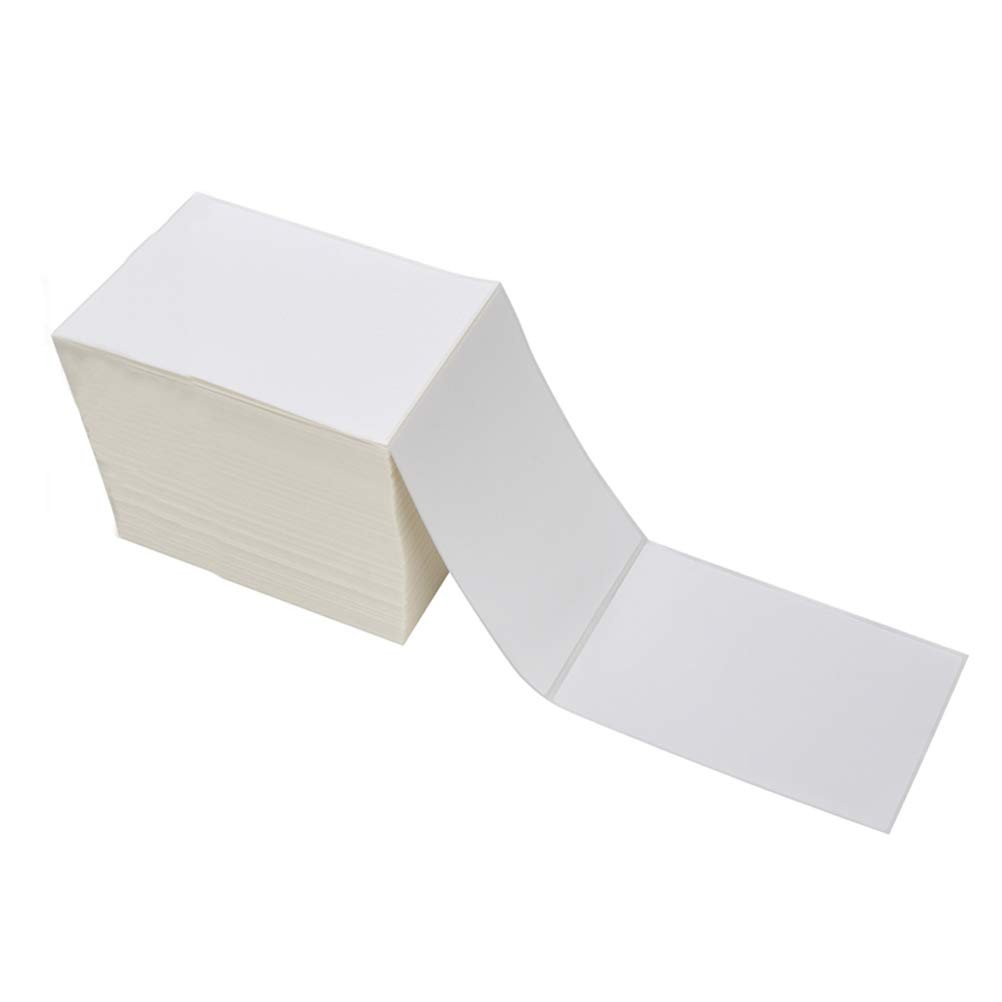 9527 Product Fanfold 4 x 6 Direct Thermal Labels White Perforated Shipping La…