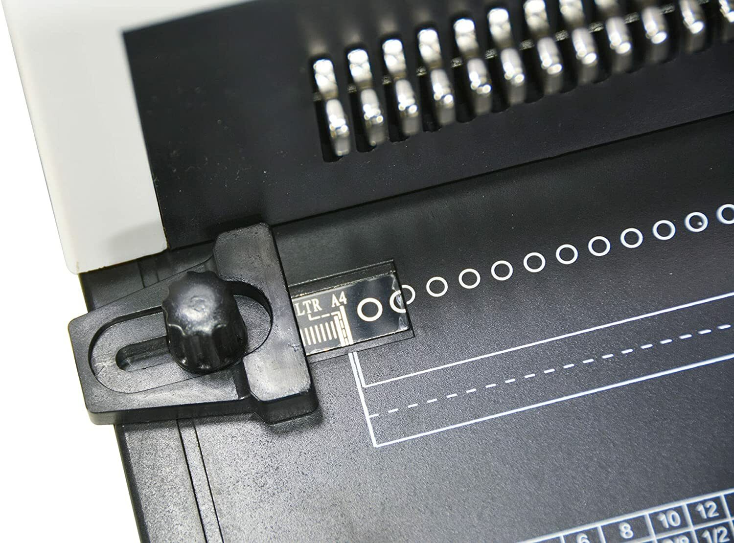 S25A Coil Punch & Binding Machine Free Crimper & 8mm Plastic COILS Box of 100pcs