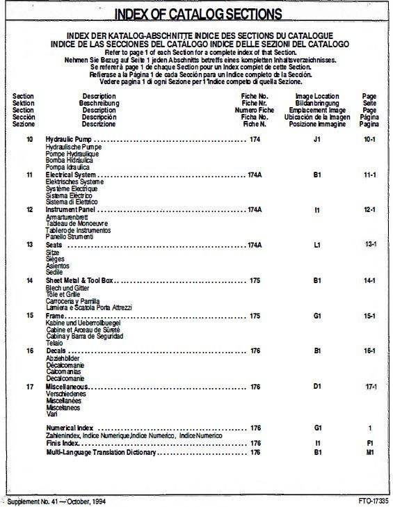 Ford 7810 7910 8210 8530 8630 8730 8830 Tractor Parts Manual Catalog Assembly