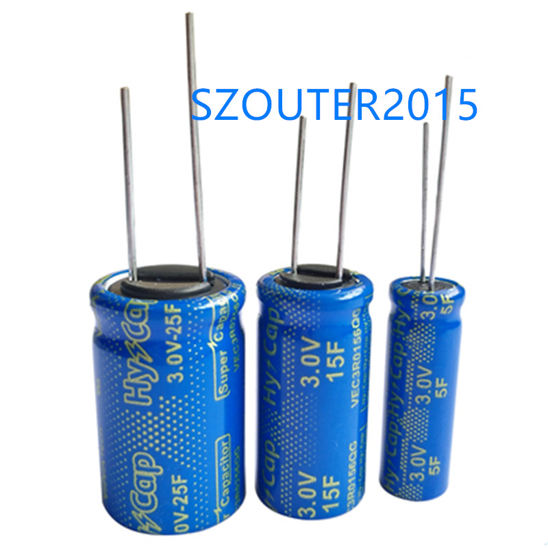 1PCS VEC3R0505QG 3V 5F 10x20mm Supercapacitor Low ESR 50mΩ 2.5V-3.6V Wide New
