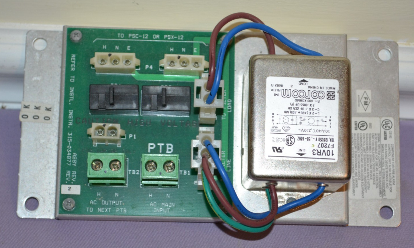 Siemens Corcom 10VR3 F7207 RFI Power Line Filter 10 AMP 120/250V — New Other