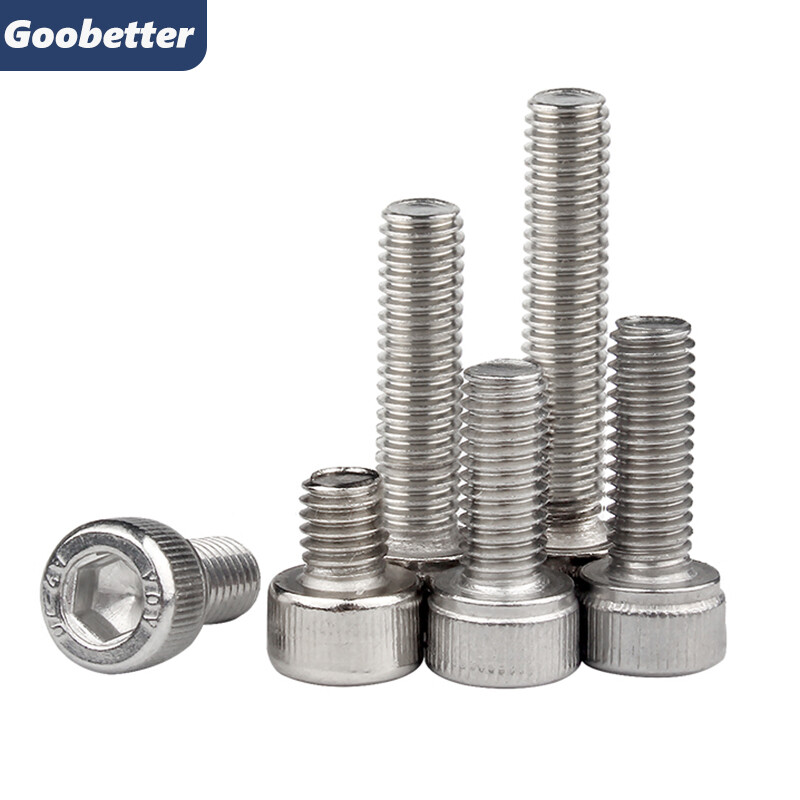 Socket Cap Head Screws Hex Allen Key Bolts DIN 912 A2 Stainless Steel M6 8-200mm