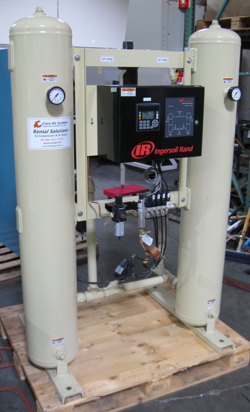 C200062 IR Ingersoll-Rand HLA1601HE0AA Heatless Desiccant Compressed Air Dryer