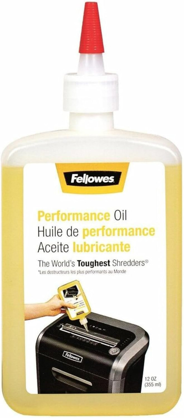 Powershred Performance Shredder Oil, 12 Ounces Extended Nozzle Bottle (35250) (P