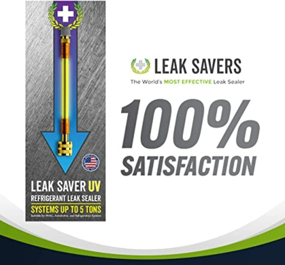 Leak Saver Direct Inject UV Leak Sealer Up to 5T Seal Fast and Easy