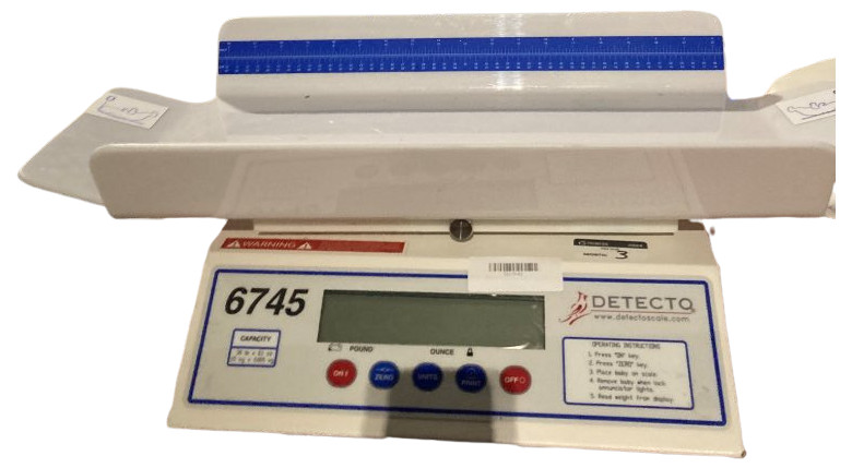 CARDINAL DETECTO 6745 DIGITAL BABY SCALE