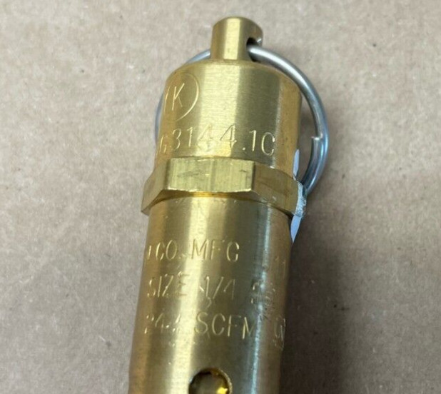 F.C. Kingston U11 FIG. 112CSS 1/4 Pressure Relief Valve