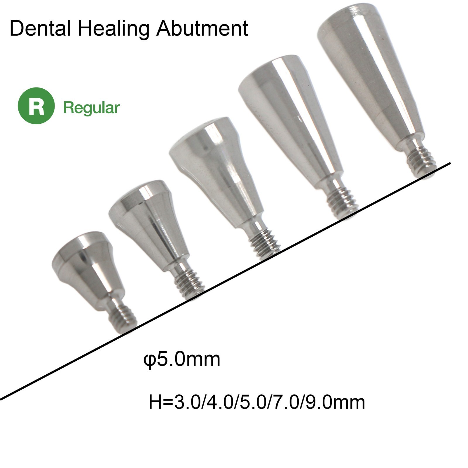 US Dental Locator/Healing Abutment Male Cap Insert for DIO UF II Regular Implant