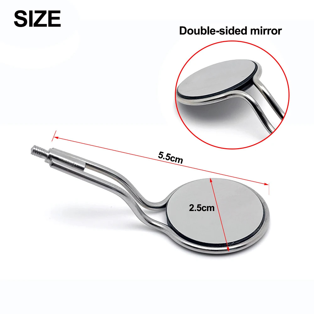 Double-sided Dental Mouth Mirror High Quality Anti-fog Rhodium Oral Mirrors