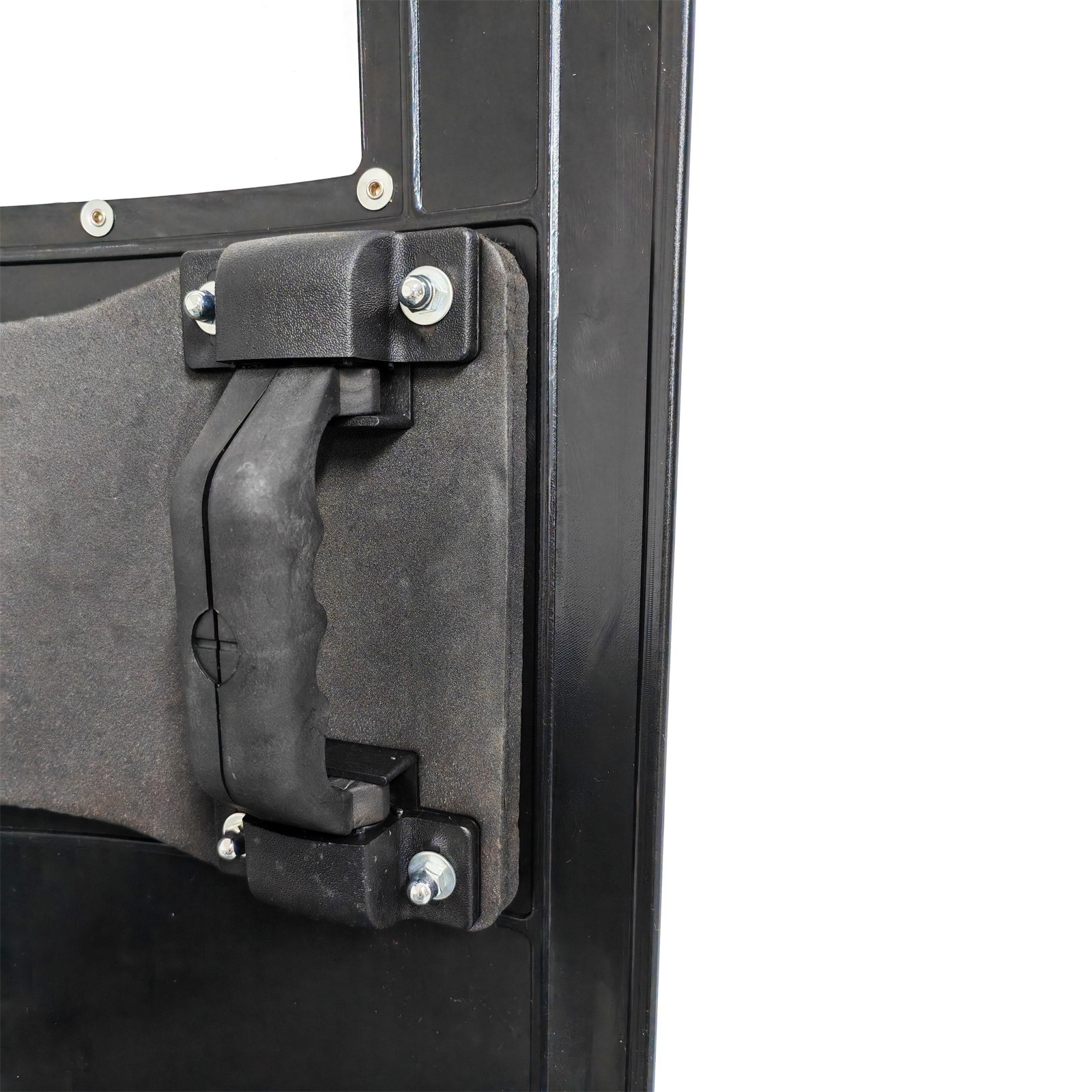 Black Four-Hole PC Riot Shield Security Protection High-quality PC Materials