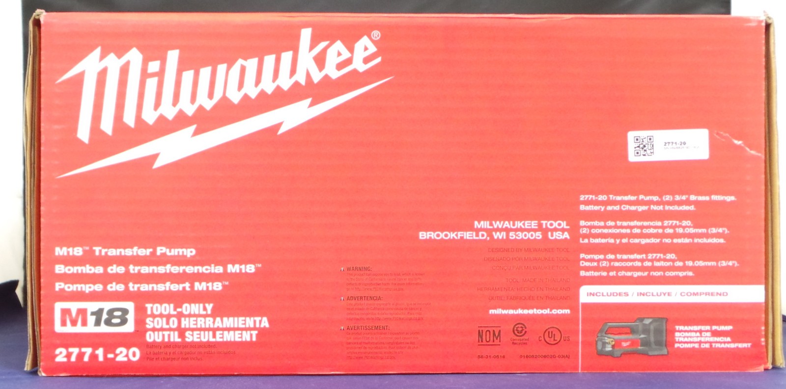 Milwaukee 2771-20 M18 FUEL 18V Water Transfer Pump – Bare Tool BRAND NEW