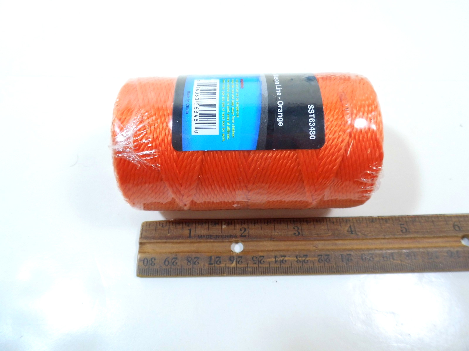 Masons Line String Twine Twisted White Orange Yellow #18 x 500′ Polypropylene