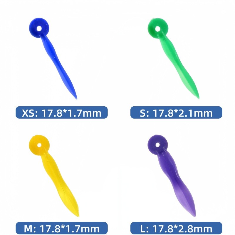 Mixed Disposable Plastic Wave Shape Dental Tooth Gap Composite Interdental Wedge