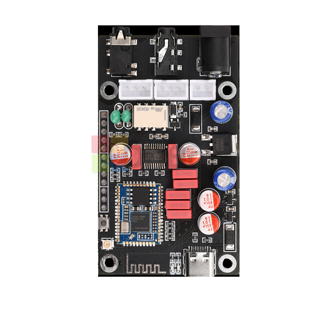 DC 8-24V Bluetooth 5.1 Audio Decoder Board APTX HD QCC5125 LDAC Receiver Board