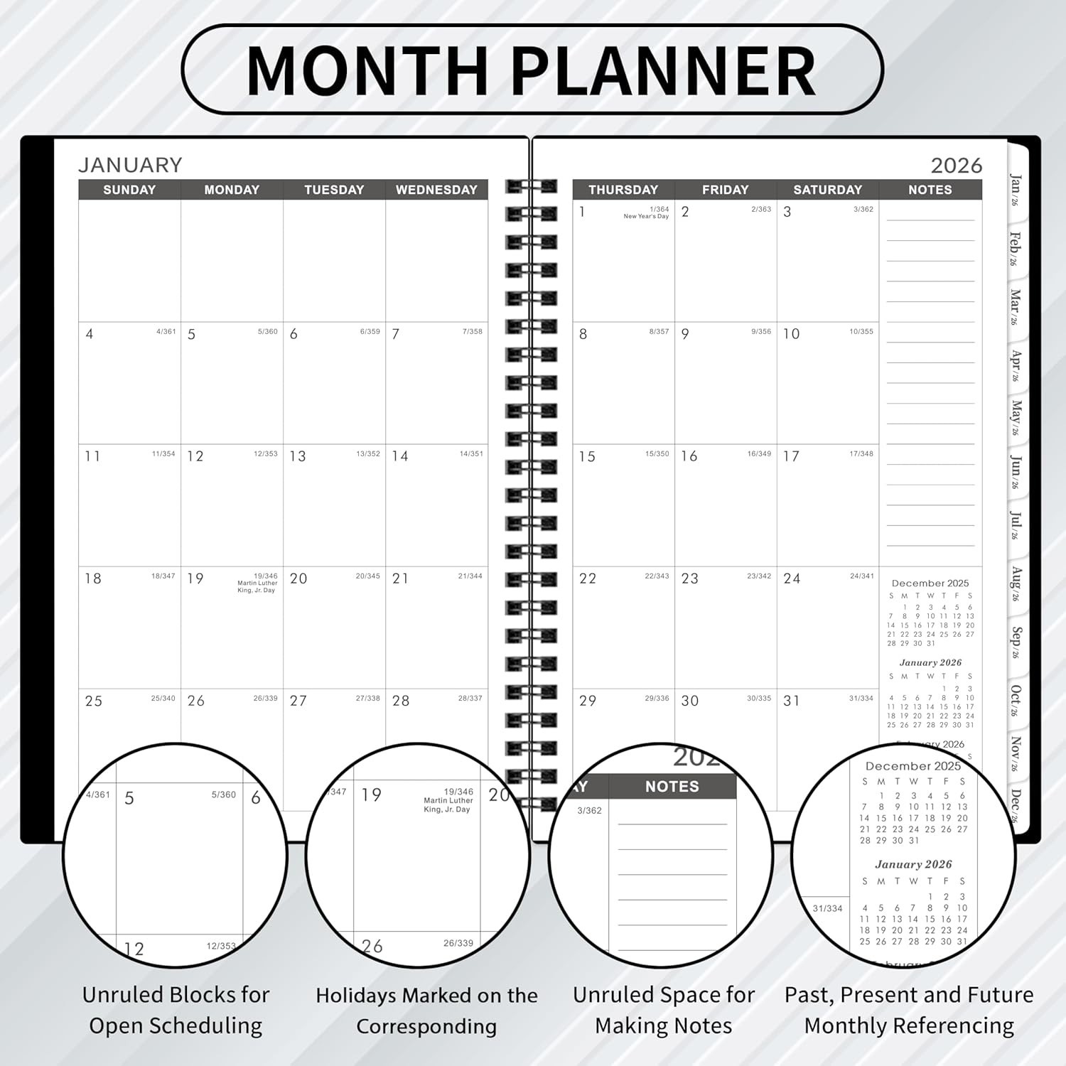 2026-2030 Monthly Planner/Calendar – Jan. 2026 – Dec. 2030, Monthly Planner, …