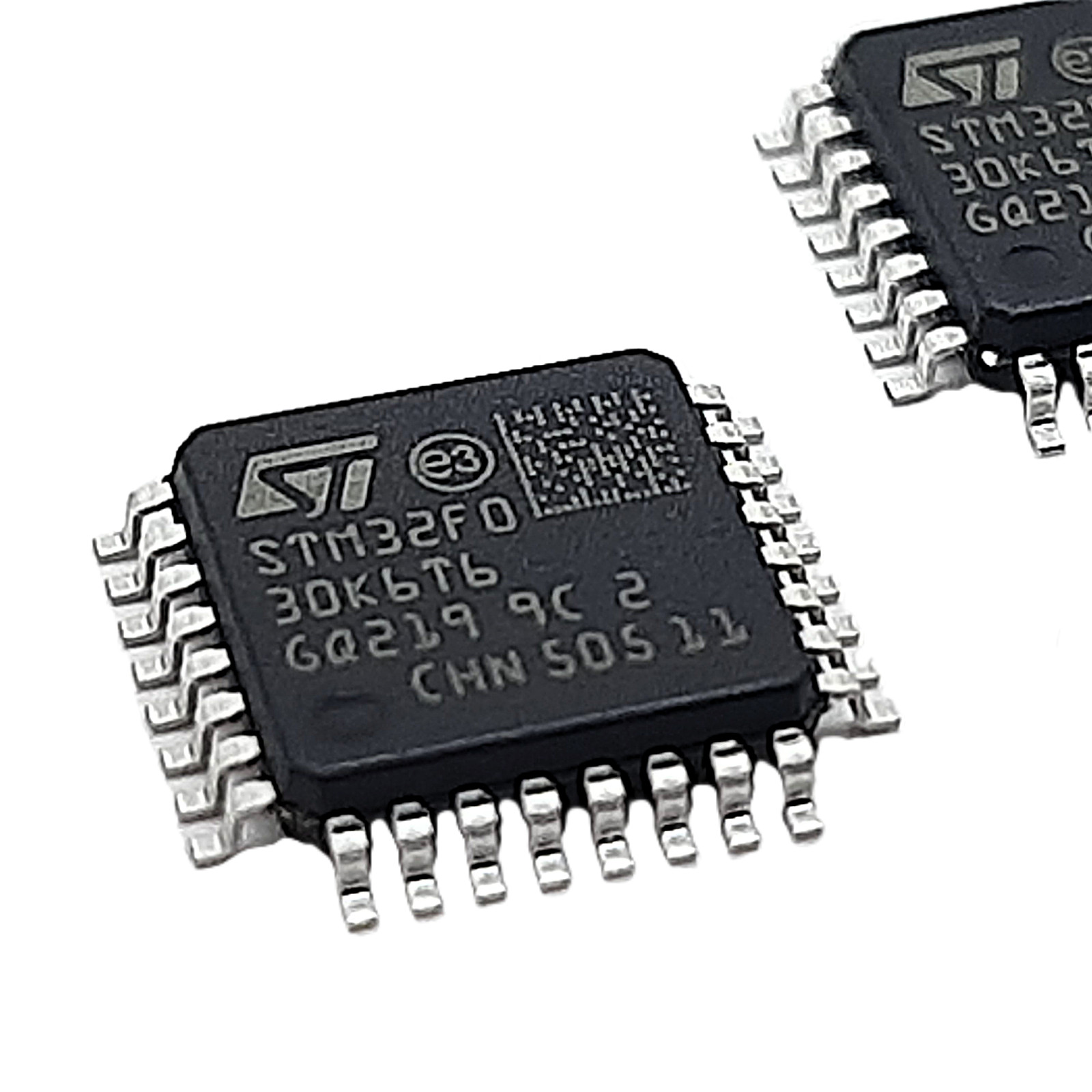 5 PCS STM32F030K6T6 MCU LQFP32, 32KB Flash, 4KB RAM, 48MHz, SPI, I2C, USART