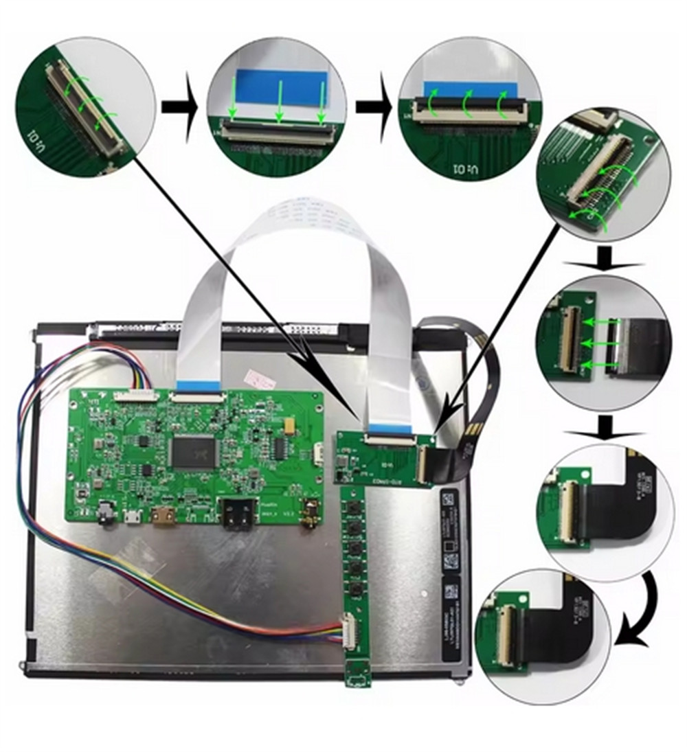 New 2048×1536 4:3 IPS LCD Screen LP097QX1 with HD-MI LCD Board for 9.7″ 3rd 4Gen